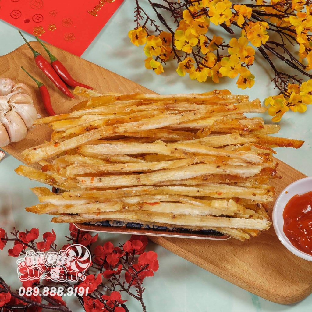 [Hoàn Tiền 10%]Khô cá thiều Ăn Vặt Su Xoắn