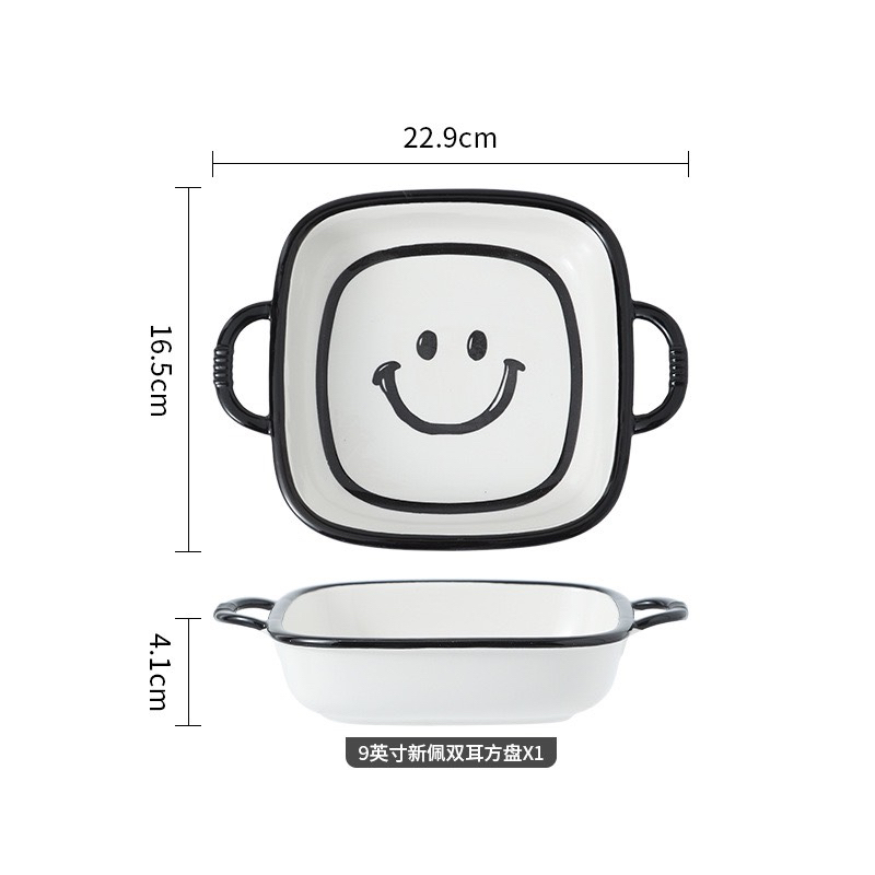 Bát đĩa sứ decor, Bát ăn cơm, Bát ăn chè, Bát đĩa đẹp , Sét bát đĩa smile dễ thương