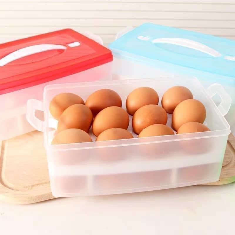 HỘP ĐỰNG TRỨNG 2 TẦNG TIỆN DỤNG