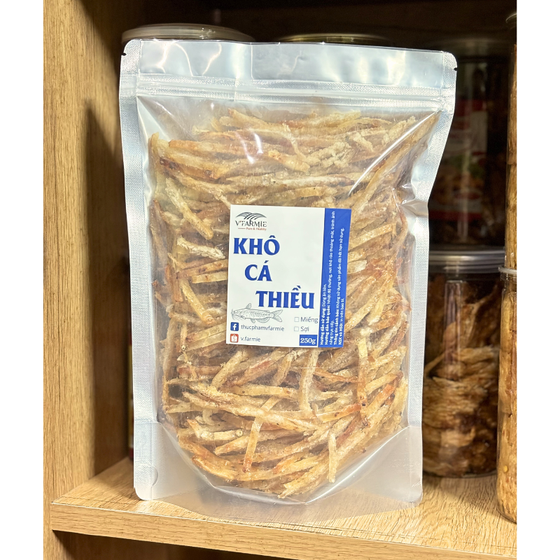 Khô cá thiều cắt sợi 250g thơm ngon
