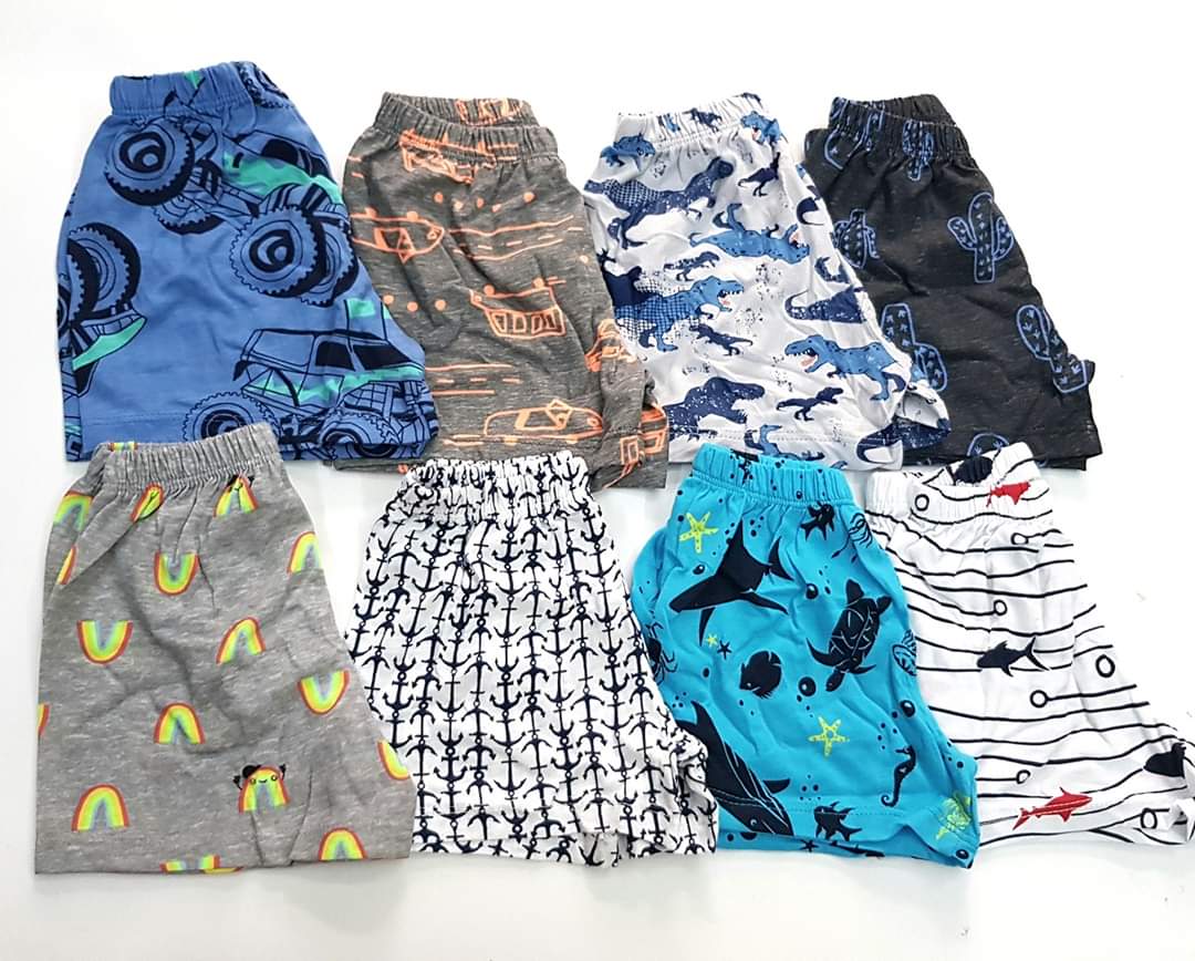 Set 5 quần đùi bé trai size đại 10 - 35 kg