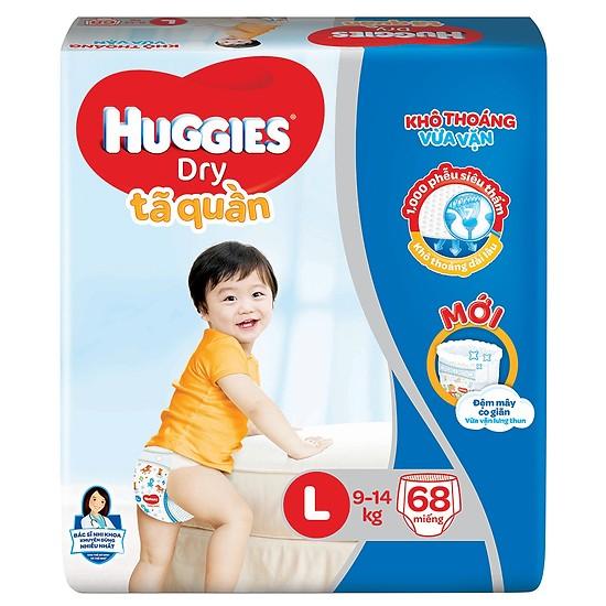 Bỉm quần Huggies L68 (9 đến14kg)