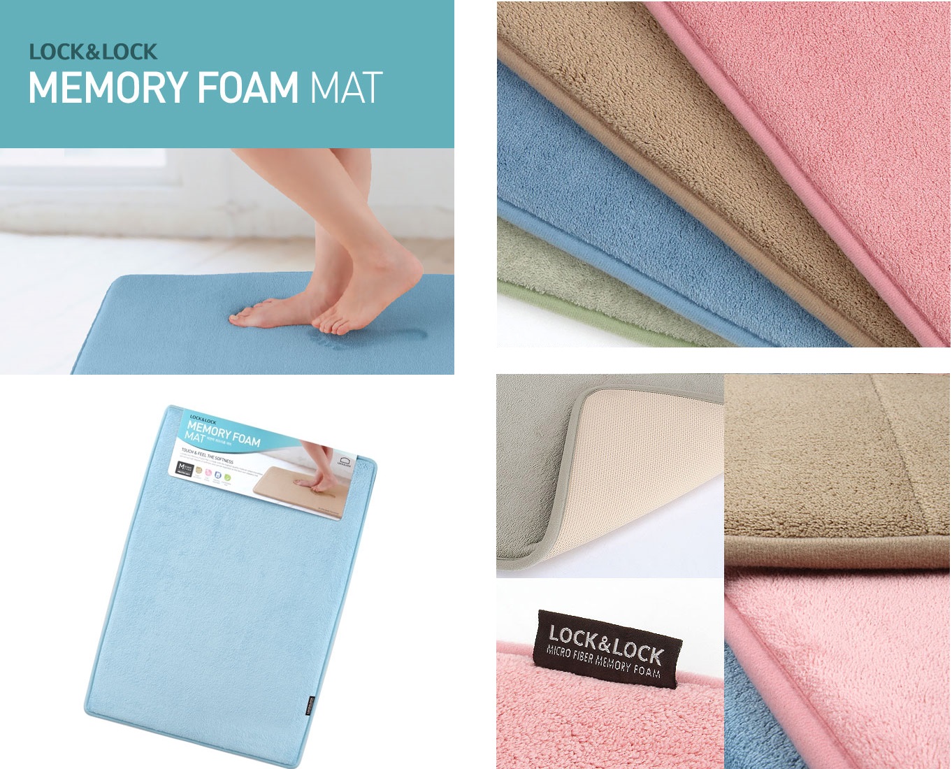 Thảm Memory Foam LOCK&LOCK size S - MAT512