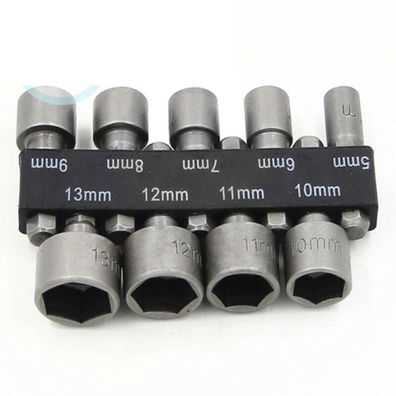 Bộ 9 đầu vặn đai ốc kích thước 5mm-13mm