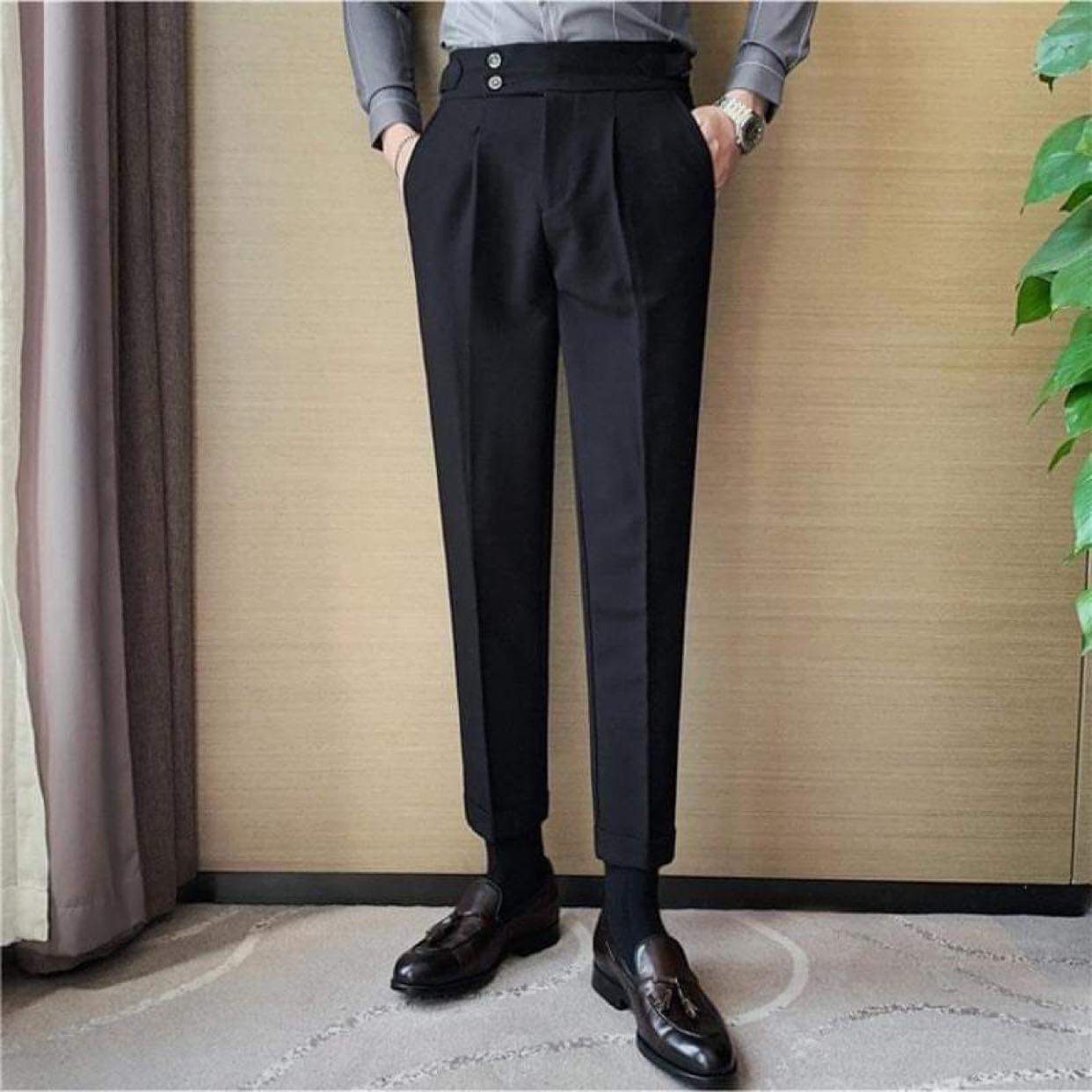Quần tây nam 2 khuy phong cách hàn quốc