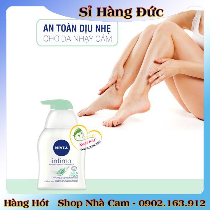 [Chính Hãng ĐỦ BILL] DUNG DỊCH VỆ SINH PHỤ NỮ NIVEA ĐỨC 250ML