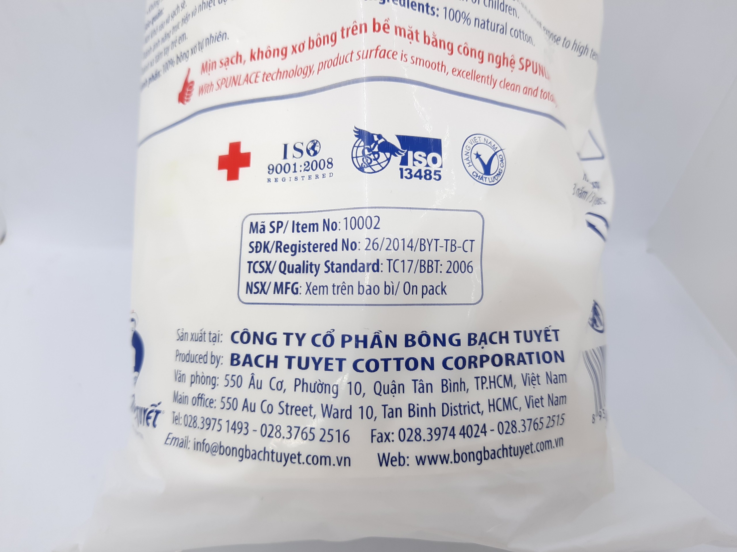 [HCM]bông gòn cuộn 500g bạch tuyết