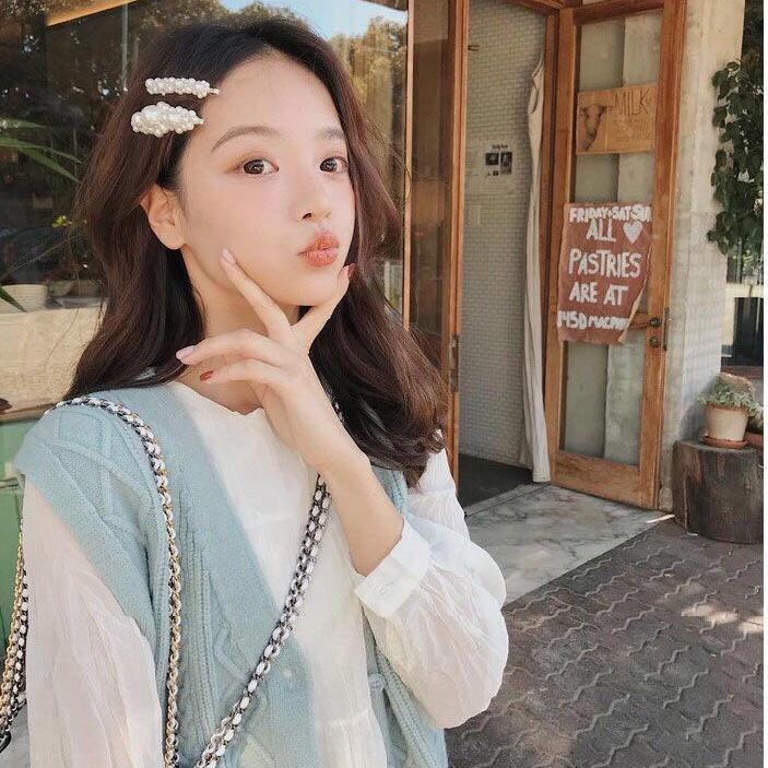 Set 4 Kẹp Tóc Hàn Quốc Siêu Xinh