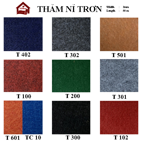 [2mx0.5m] [KHO THẢM NỈ] THẢM NỈ TRẢI SÀN ĐỎ TƯƠI