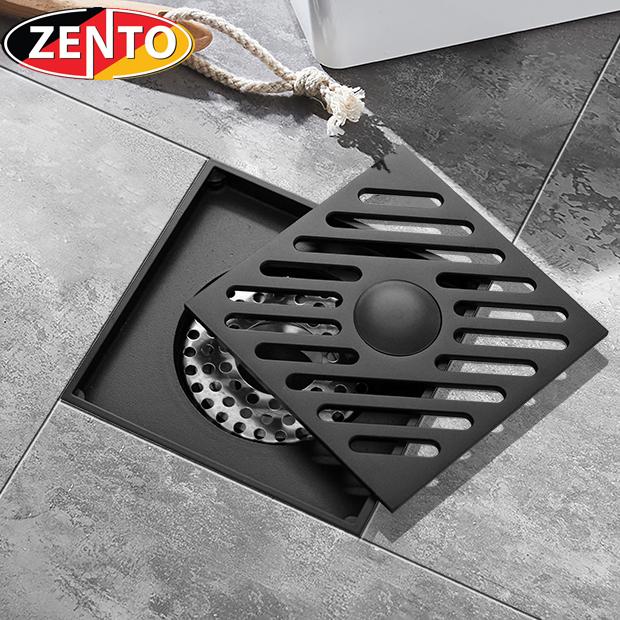 Thoát sàn máy giặt Black series ZT577-1B Double (12x12cm)