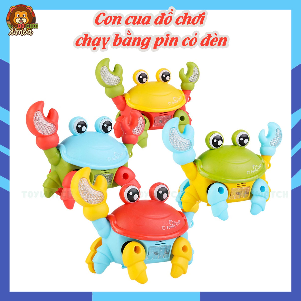 Đồ chơi con cua chạy bằng pin