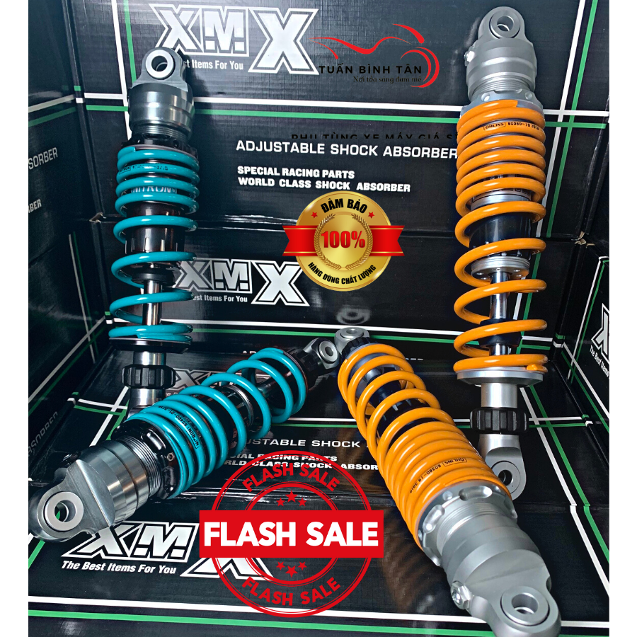 Phuộc Nitron XMX thông dụng cho các dòng xe : Sirius / Wave / Dream / Cup