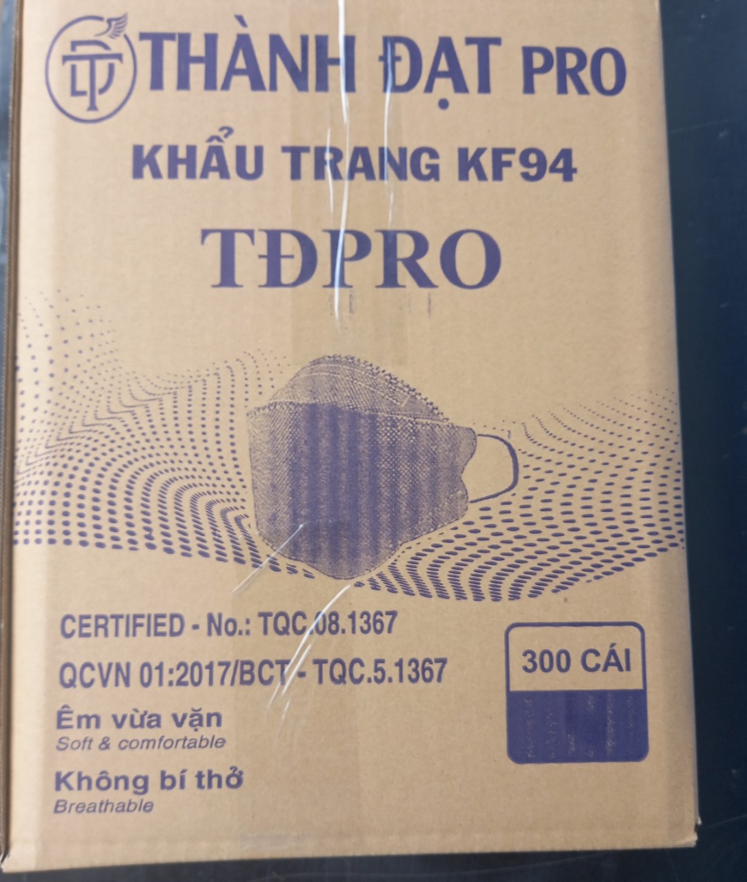 KHẨU TRANG KF94 THÀNH ĐẠT ( 1 BỊCH 10 CÁI )TRẮNG