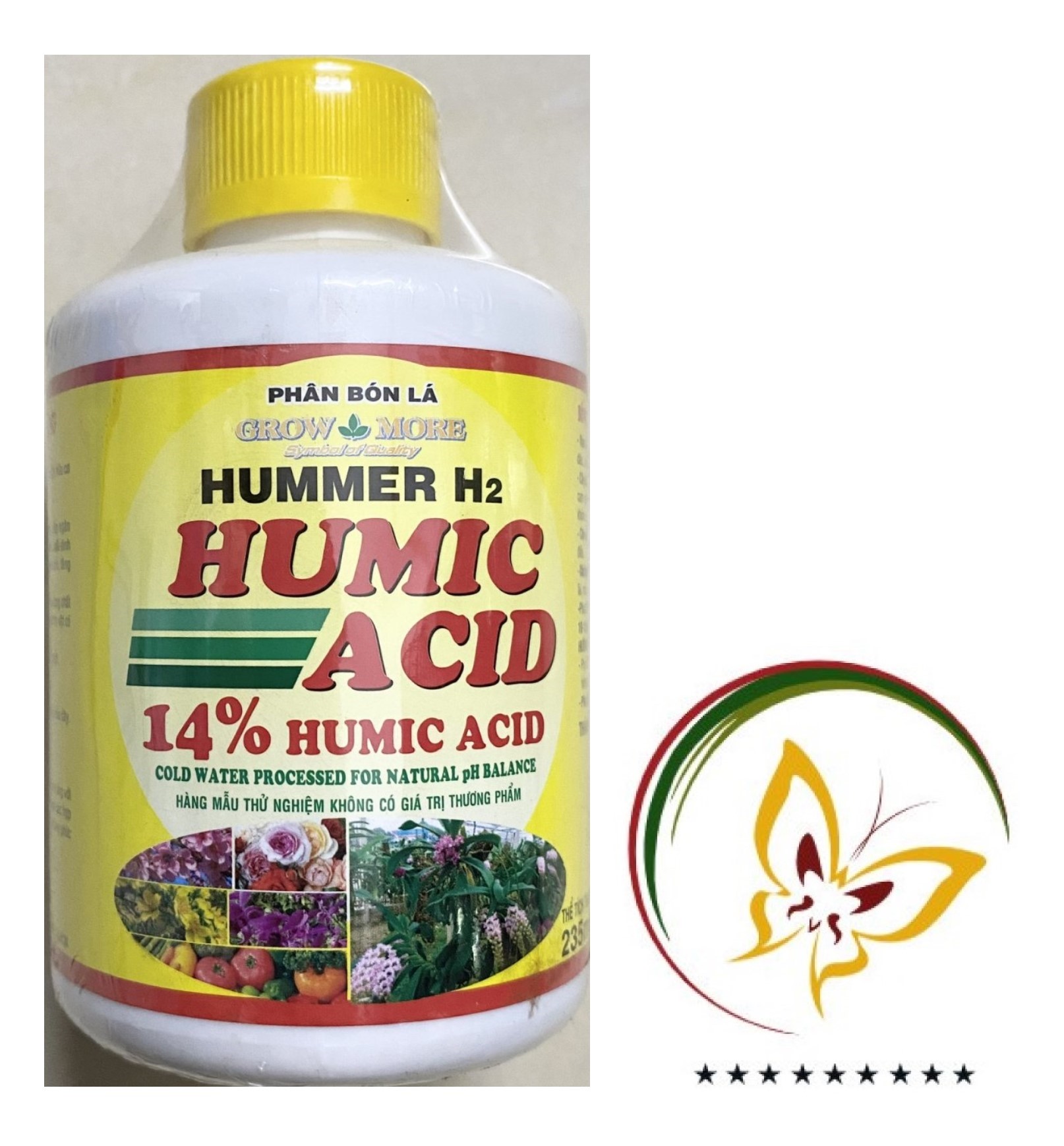 Humic acid 14% phân bón lá n-p-k sinh học - #228a# 235ml