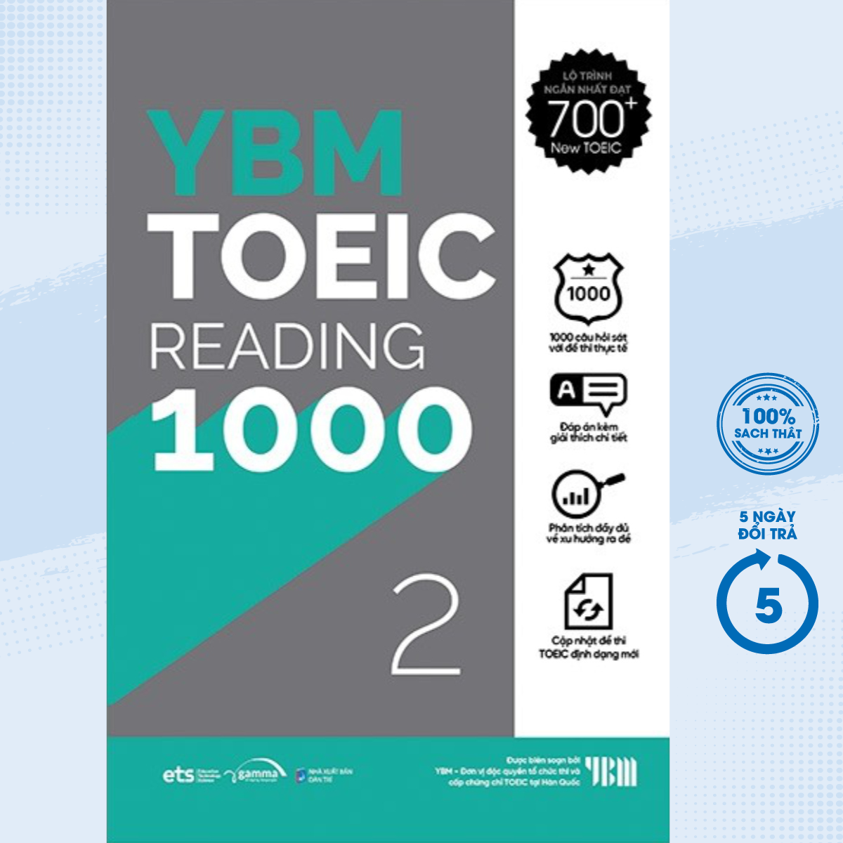 Sách - ybm toeic reading 1000 - vol 2 - al - newshop