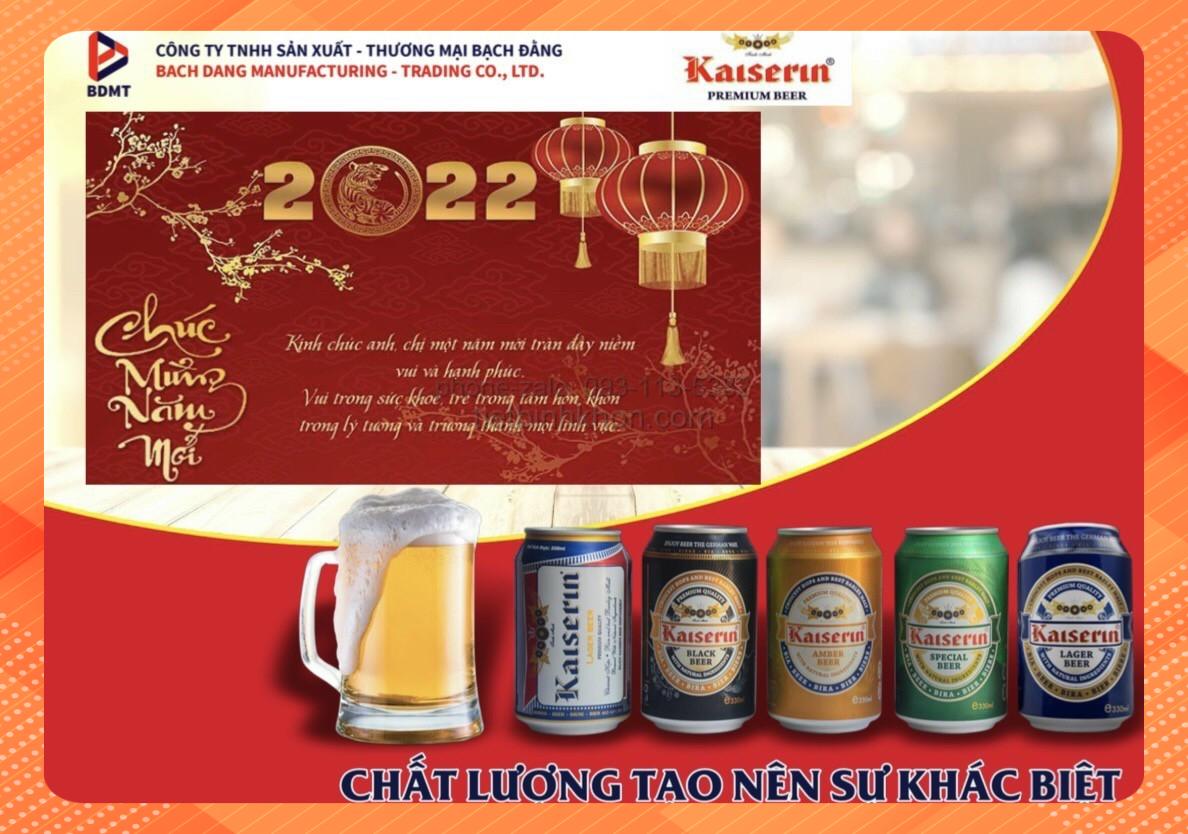 BIA KAISERIN LAGER thương hiệu ĐỨC (thùng 24 lon)