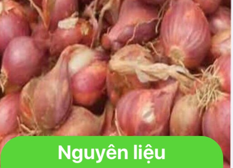 nguyên liệu hành băm