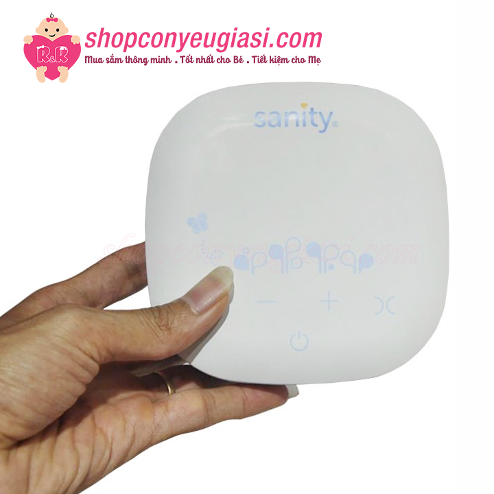 [HCM]Máy Hút Sữa Điện Đôi Sanity S6306.ENG - Thế Hệ Mới 2 Động Cơ