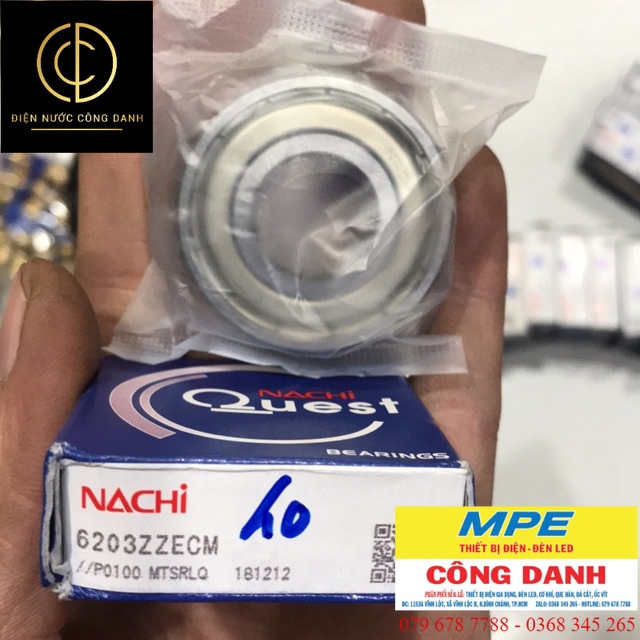 Bạc Đạn NACHI 6203(chính hãng)