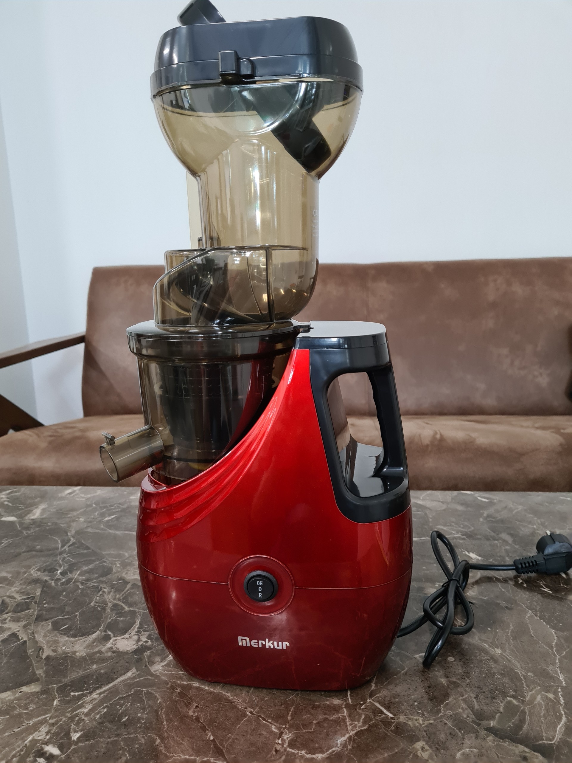 [ BẢO HÀNH 12 THÁNG] Máy ép trái cây tốc độ chậm Merkur JE-B02B công suất 150W