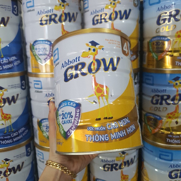 Sữa bột Abbott Grow 4 (G-Power) lon 900g date 2025