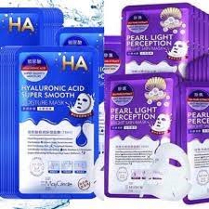 MẶT NẠ HA CẤP NƯỚC DƯỠNG TRẮNG DA XANH - TÍM