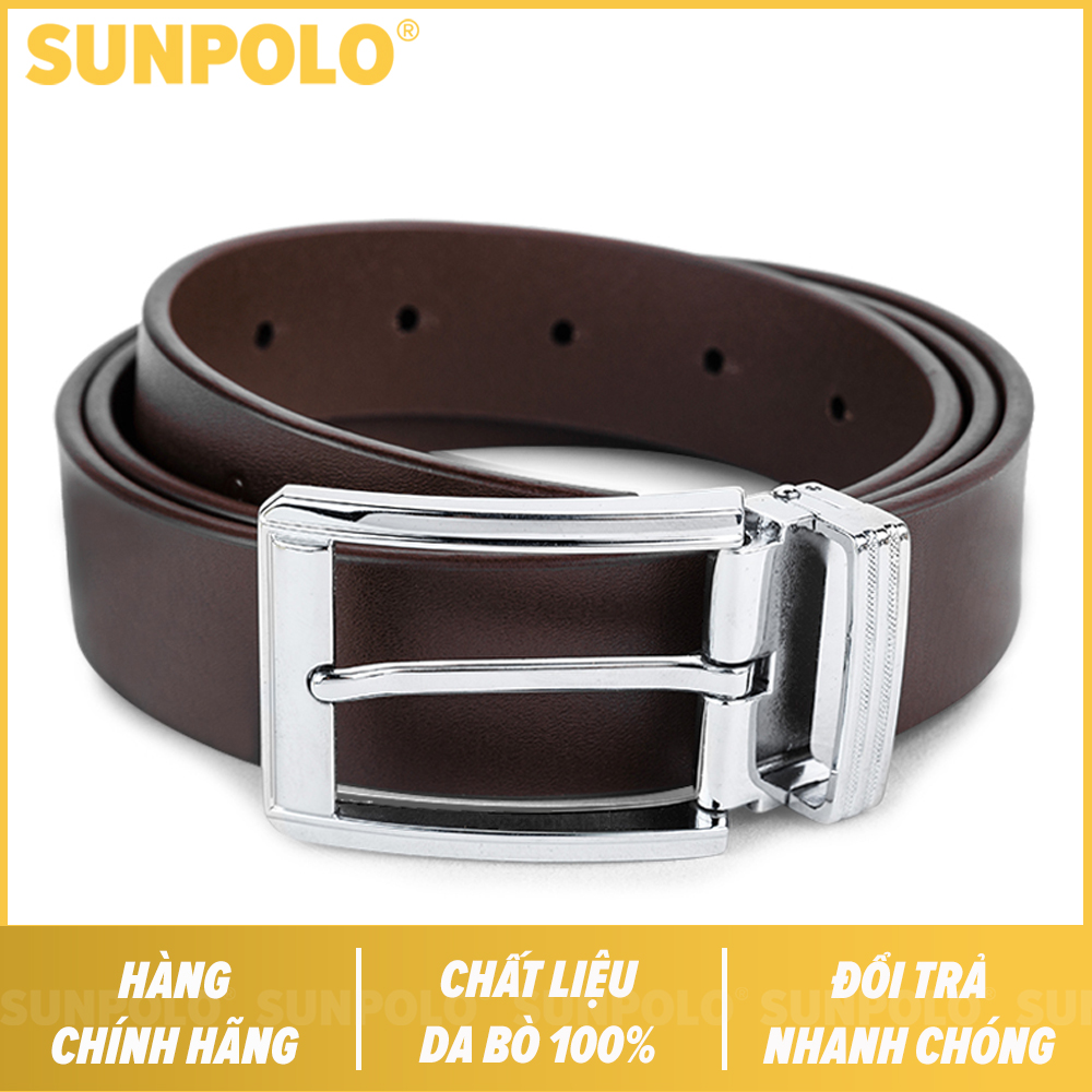 men cow leather belt (black)