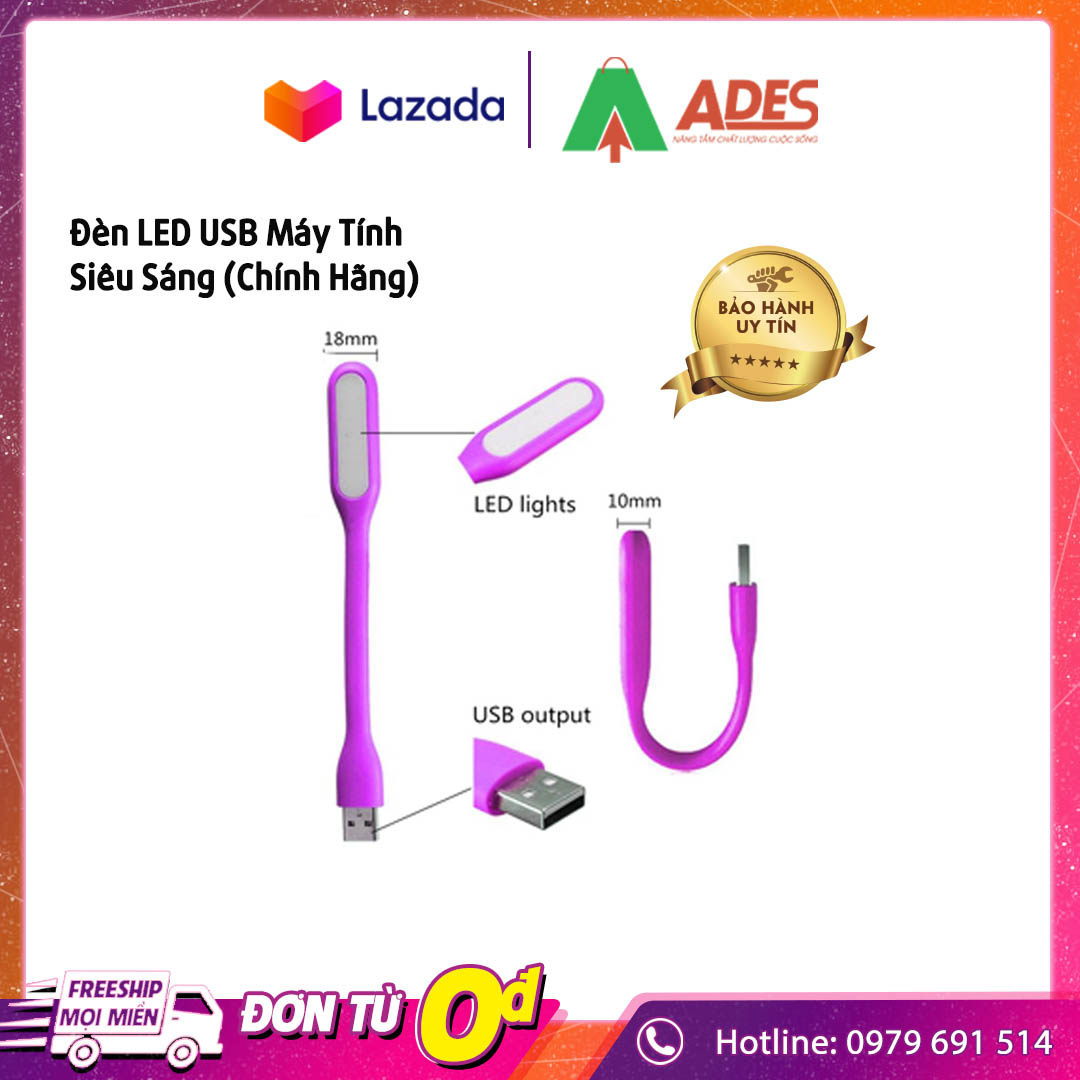 [SIÊU RẺ-HÀNG CHUẨN] Đèn LED USB Máy Tính Siêu Sáng Cắm Máy Tính