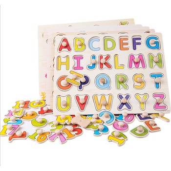Bảng gỗ 26 chữ cái cho bé