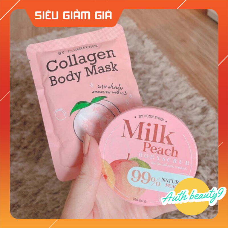 Ủ TRẮNG ĐÀO Collagen Body Mask (50g) SIÊU TRẮNG NHANH, BẬT TÔNG CHỈ SAU 1 LIỆU TRÌNH