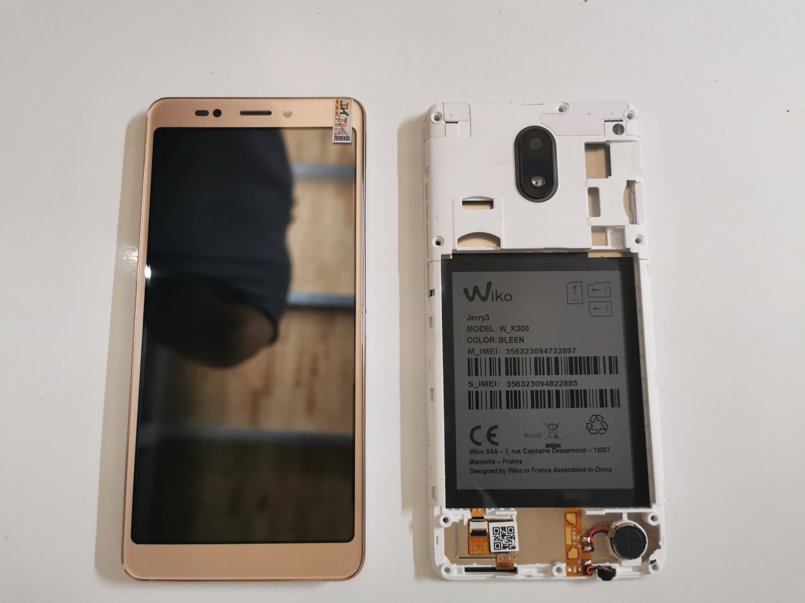 [HCM]BỘ MÀN HÌNH WIKO JERRY 3 ZIN KHUNG