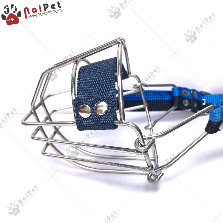 Rọ Mõm Chó Inox Đai Vải Dù RM005