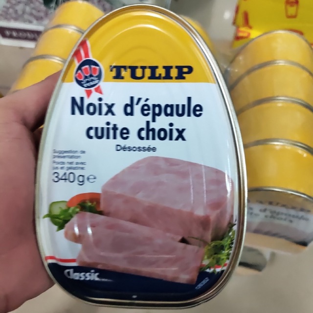Thịt hộp Tulip 340g của Pháp