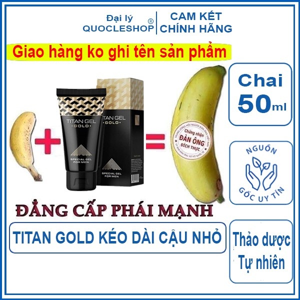 Gel Titan Gold Nga chính hãng - Gel Tăng Kích Thước Dương Vật