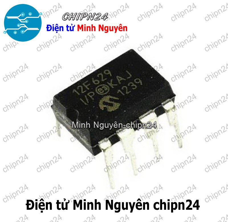 [1 con] (DIP) IC PIC12F629-I/P DIP-8 (PIC 12F629-I/P PIC12F629) - HH000454