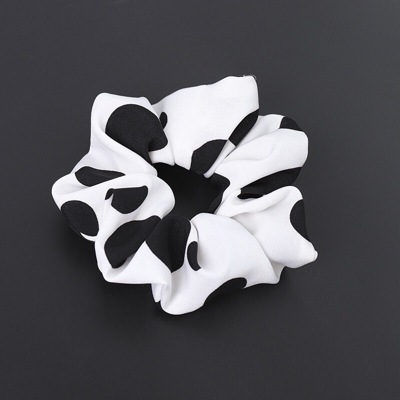 [HCM][ HOT ] Dây Buộc Tóc Scrunchies Bò Sữa Style Ulzzang Hàn Quốc Hot Trend Cực Xinh PKHN0059
