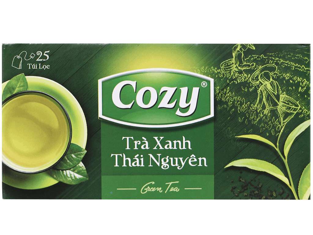 Trà túi lọc cozy Hộp 50g (25 gói x 2g)