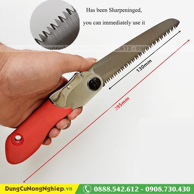 Cưa cành tay gập lưỡi dài 13cm