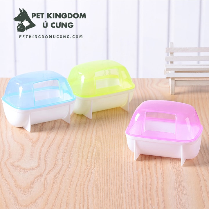 Nhà tắm nhựa dẻo bé cho hamster