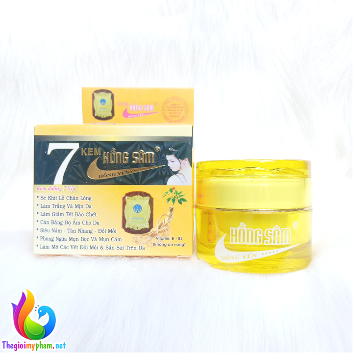 Kem Dưỡng Trắng Da Hồng Sâm Vip 7