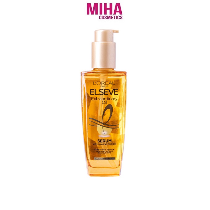 Dầu Dưỡng Tóc Tinh Dầu Hoa Tự Nhiên L'Oreal Elseve Extraordinary Oil Serum With 6 Precious Floral Oil 100ml