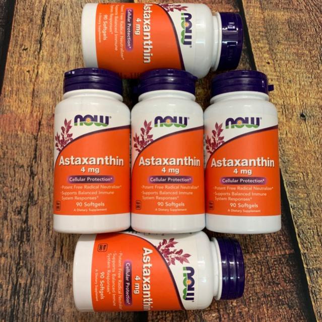 [HCM]Viên trẻ hoá Now Astaxanthin 4mg 90 viên