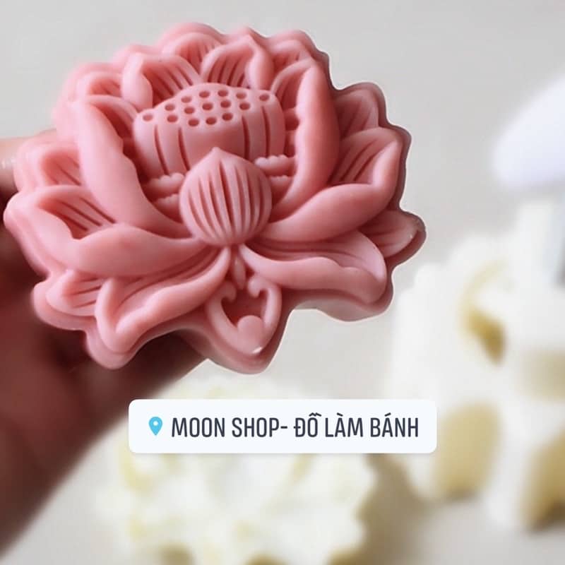 Khuôn trung thu mẫu đài sen 150g