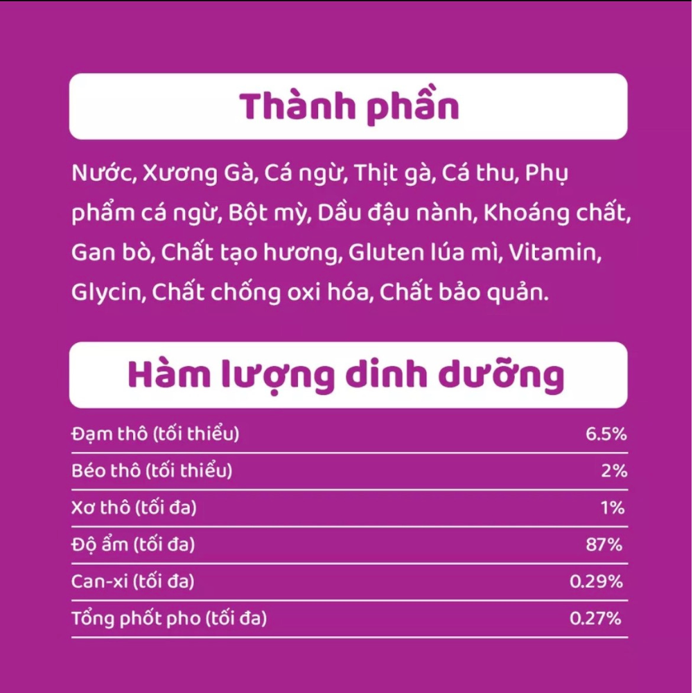 Pate Whiskas Mèo con , túi 80g
