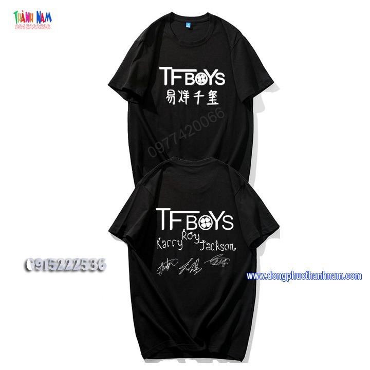 áo thun TFBOYS, áo Phông TFBOYS, ÁO FAN TFBOYS - TUẤN KHẢI, THIÊN TỈ, VƯƠNG NGUYÊN