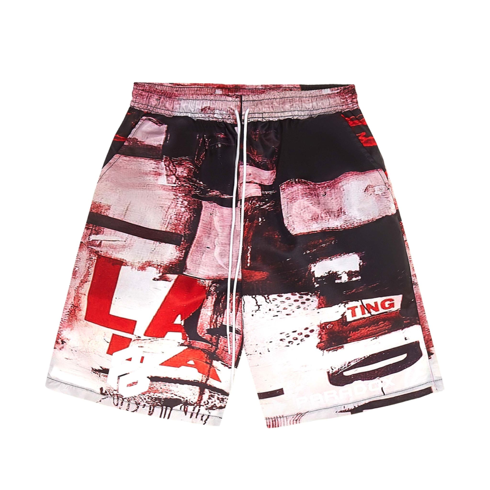 Paradox quần short dù syllabary over-printed short