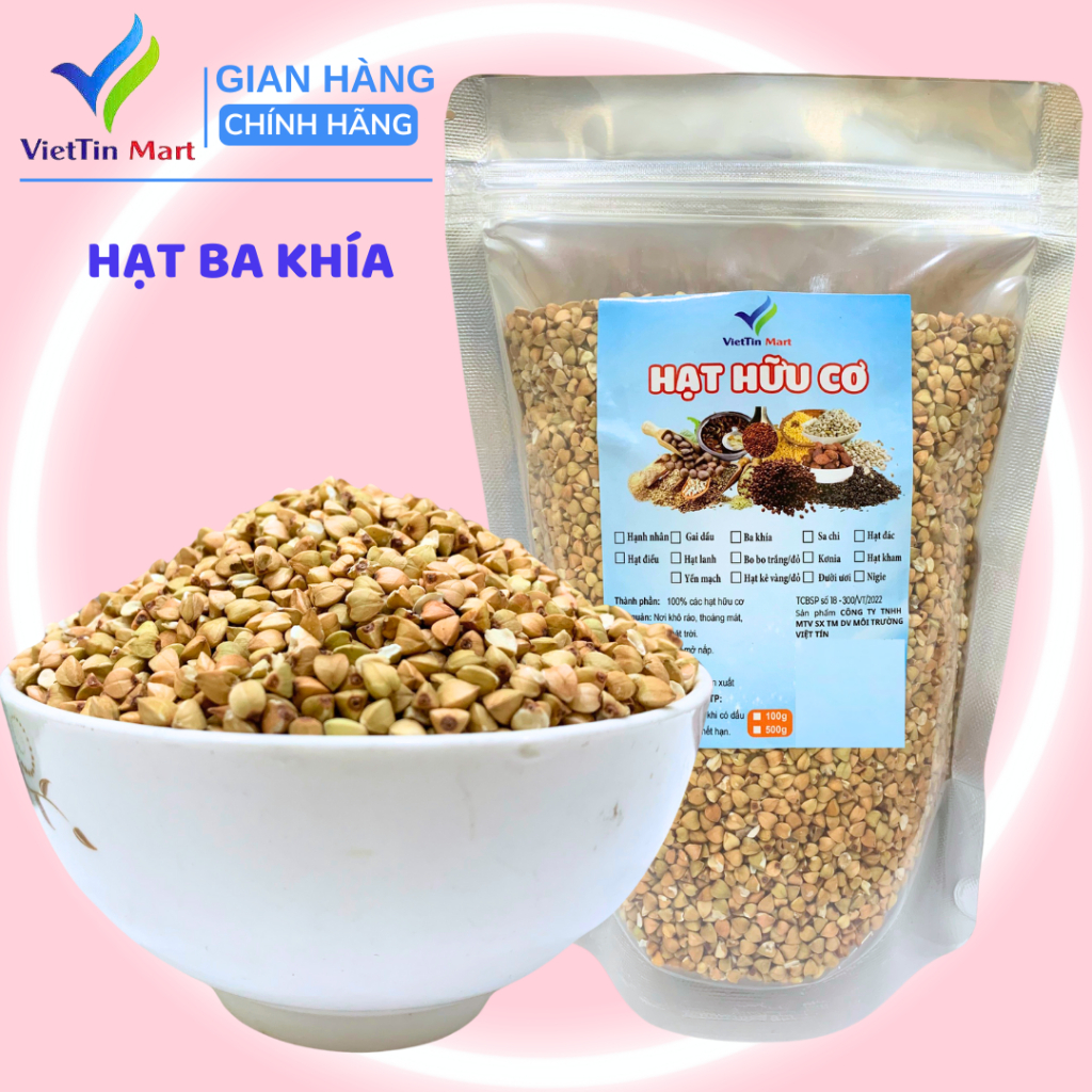 500G HẠT BA KHÍA (Hạt kiều mạch) ĐÃ TÁCH VỎ