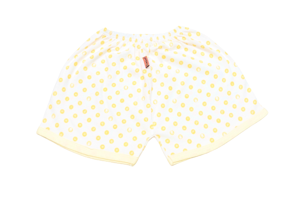 Babiboo Cotton Short Newborn Pants with Polka Dots- Bb50