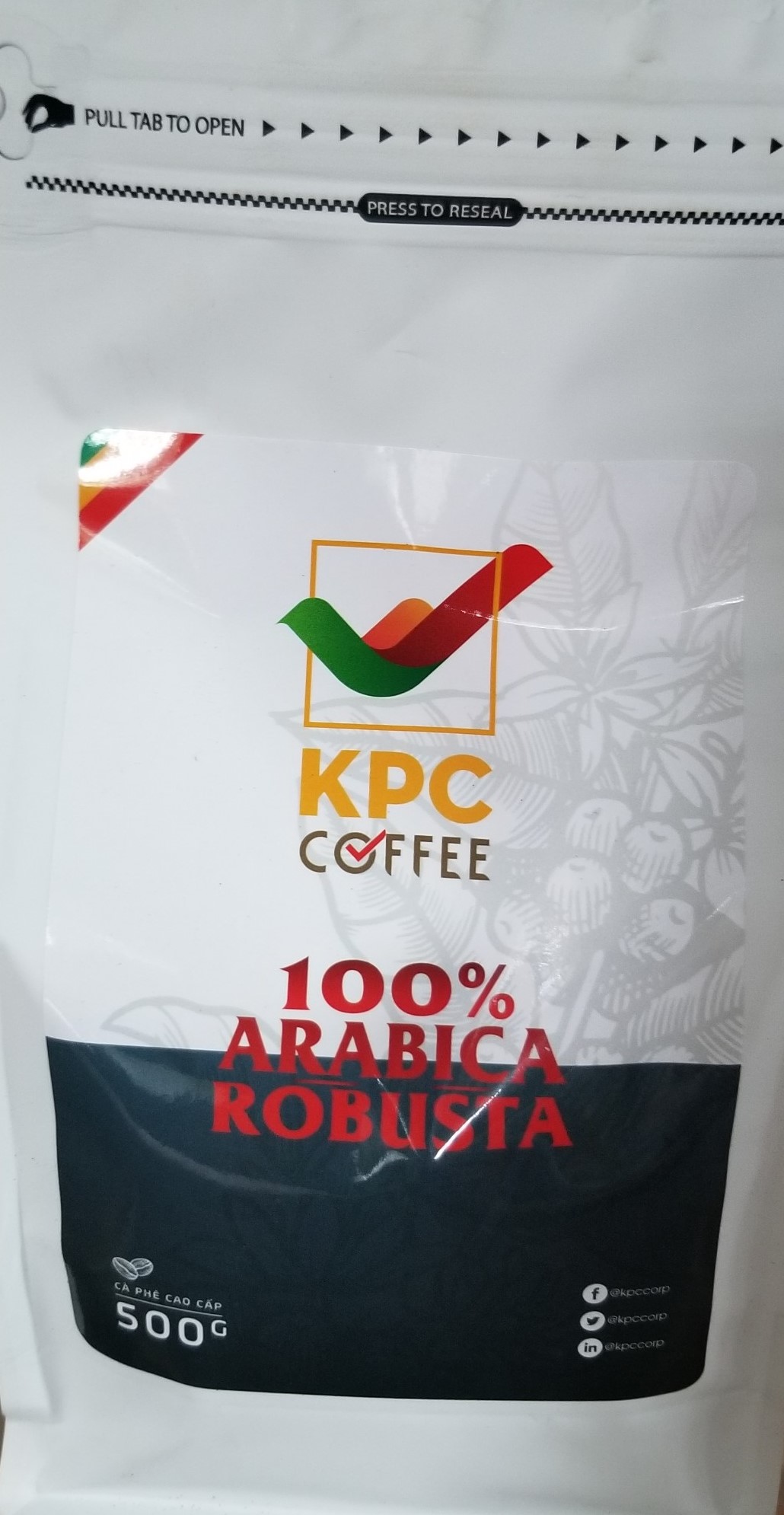 Cà Phê Bột Nguyên Chất 100% Robusta-Arabica