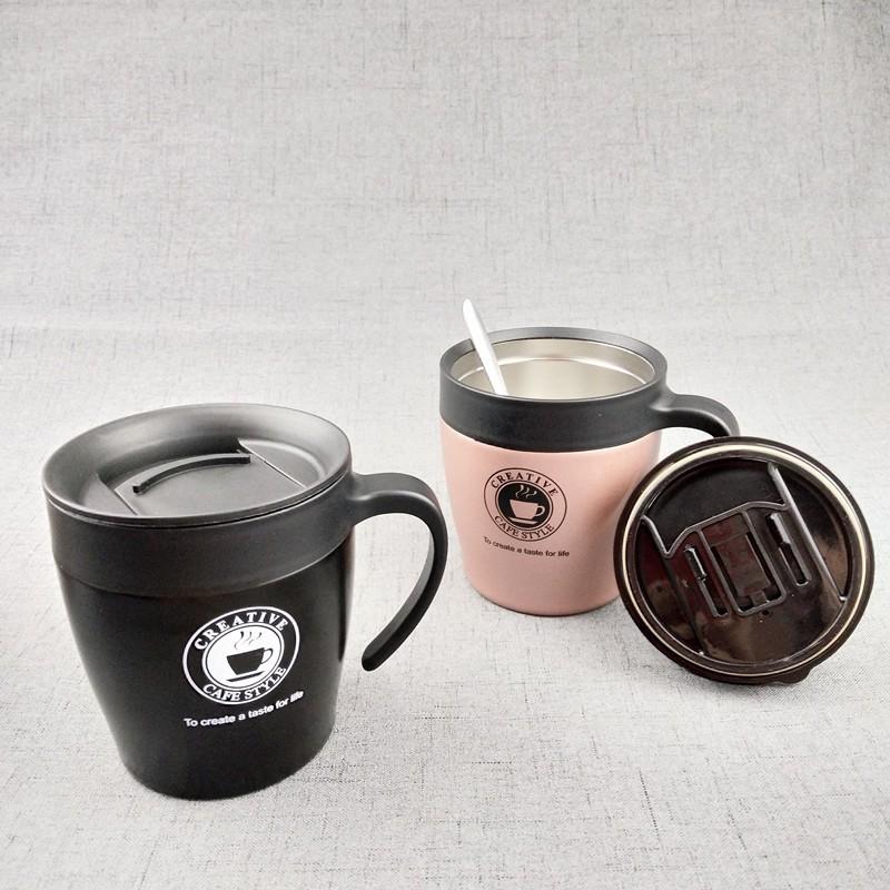 Cốc pha cafe inox 304 Creative 330ml tiện lợi, giữ nhiệt cực tốt